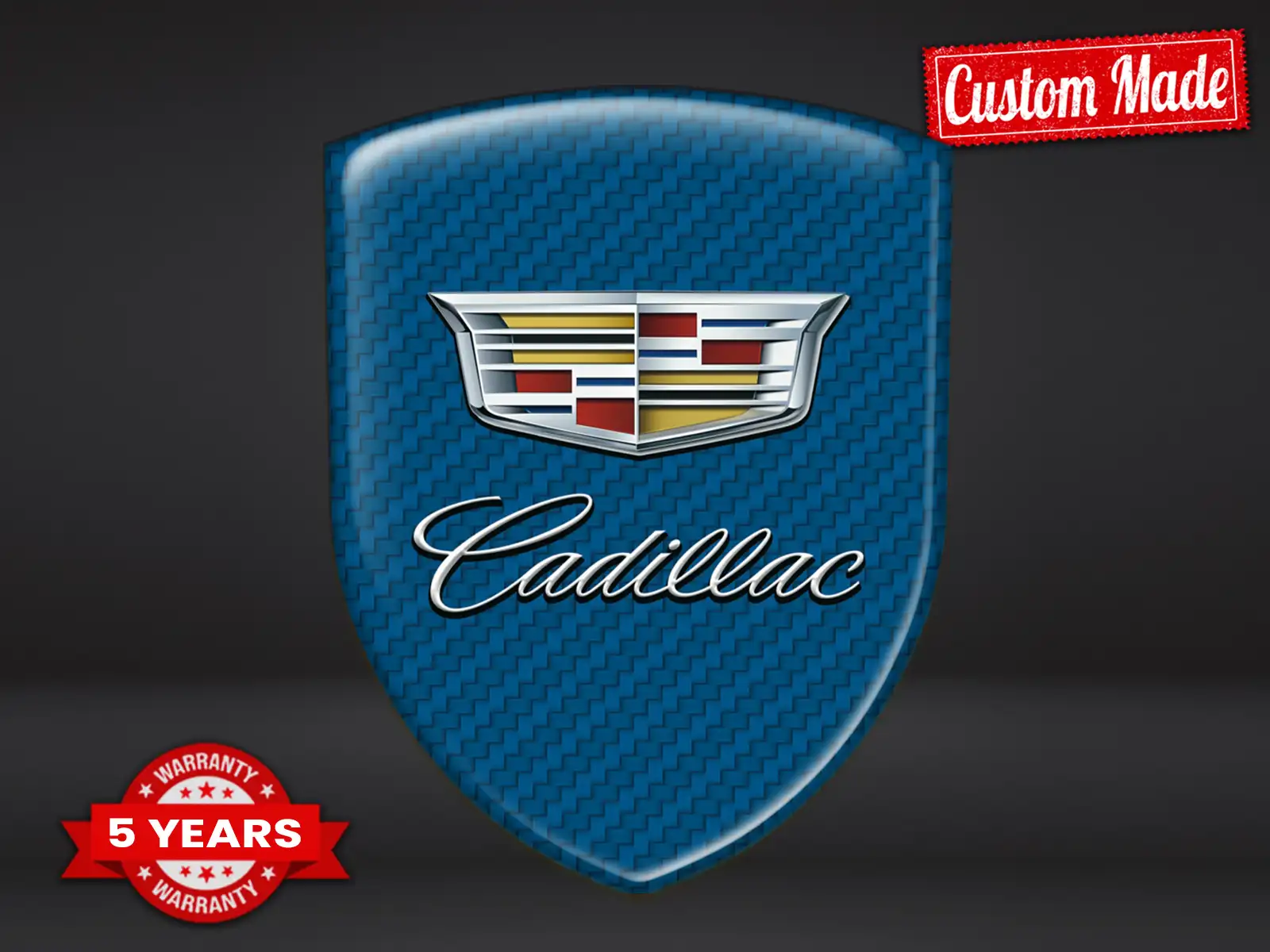 Cadillac Logosticker Gedruckt Racing Anpassbar Exklusiv